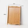 Retro Bamboo Tea & Pastry Serving Tray