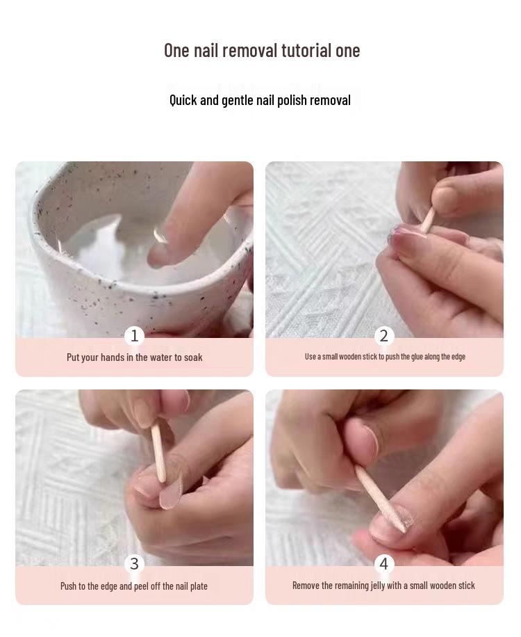Handmade Wearable Nail Art: Medium-Long Oval High-End Whitening False Nails