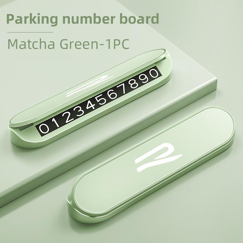 Aluminum alloy Car Temporary Parking Number Board One Click To Hide For VW R Scirocco Beetle Golf Passat Tiguan Sharan Touran rf89