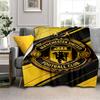 Manchester Football Club Logo Blanket Home Decor Camping Trip Nap Blanket Air Conditioning Blanket Machine Washable