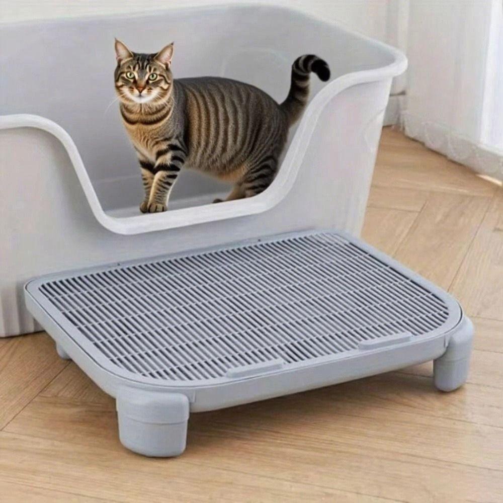 Large Cat Litter Mat Detachable Kitty Litter Trapper Mats Cat Litter Trapping Strainer  Pet Toilet