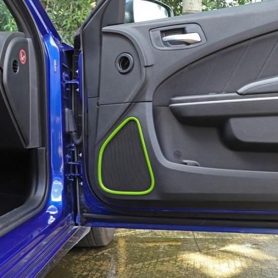 Green Door Speaker Panel Trim Cover Bezel Accessories for Dodge Charger 2011+
