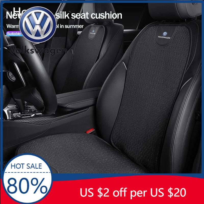 For VW Volkswagen Jetta MK5 Golf Car Ice Silk Seat Cushion Breathable Protector Pad Auto Interiors For Volkswagen VW RLine R Gol