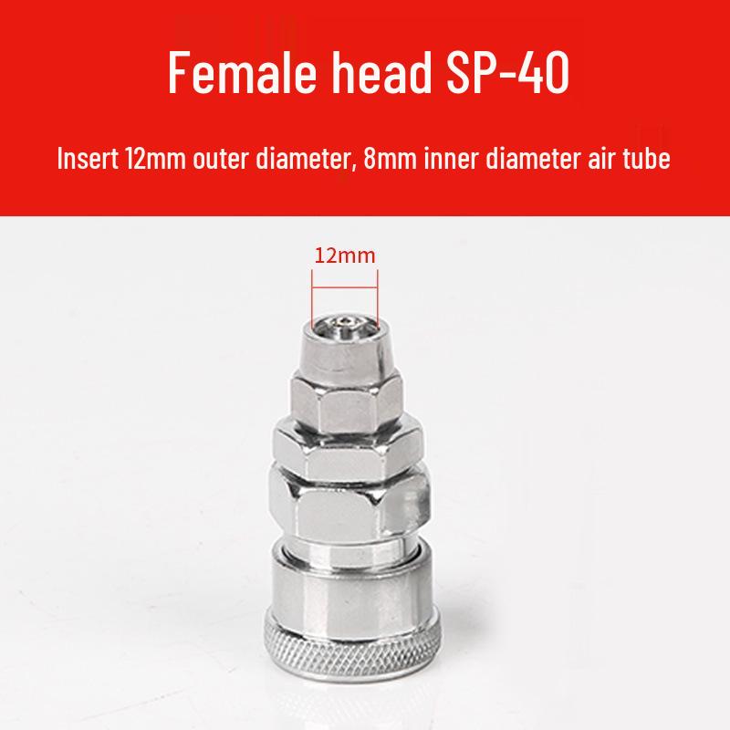 Pneumatic C-Type Quick Connector for Air Hose and Compressor Accessories
