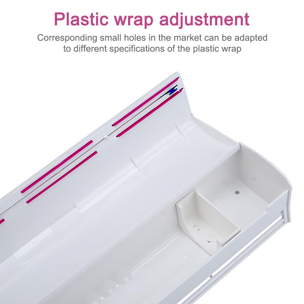 Frischhaltefolienschneider Kunststoff Frischhaltefolien-Spender Konservierungsfolienschneider