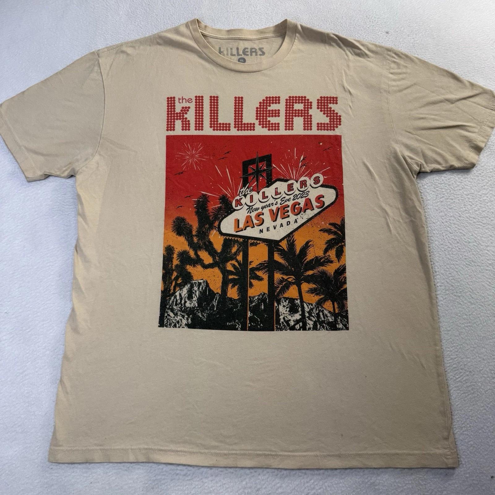 

The Killers T-shirt New Years Eve Las Vegas Nevada 2023 XL 2XL