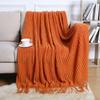 Nordic Tassel Sofa Throw Blanket - Air Conditioning Nap & Hotel Bed Runner, Summer Bed Flag, Bed End Blanket