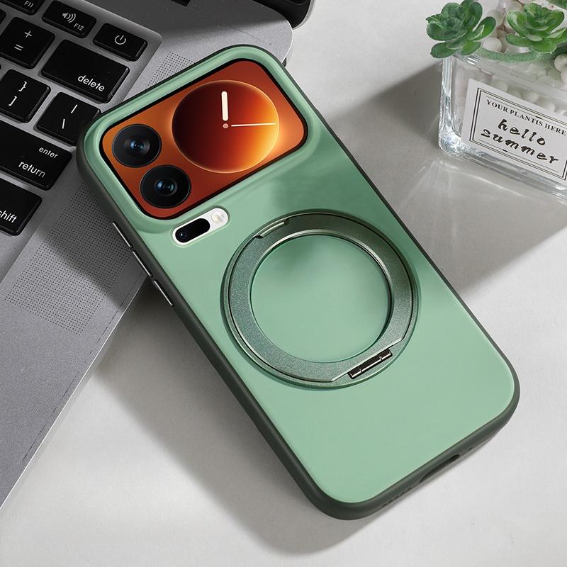Skin Feel Matte Magnetic Case for Xiaomi 17 Pro Max Magsafe 360 Rotation Holder Hard PC Cover for Xiaomi Mi 17Pro