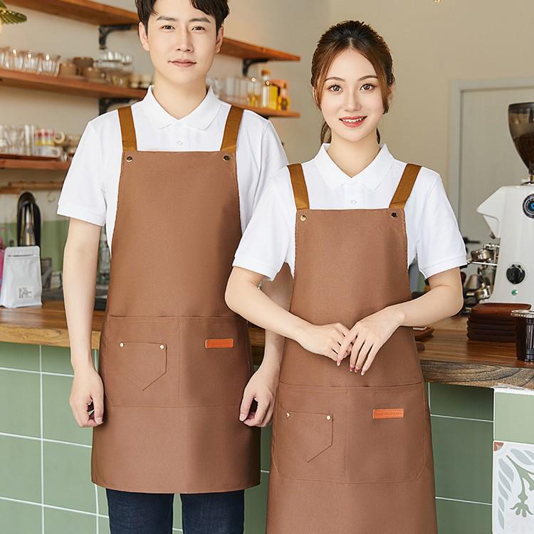 Durable, Waterproof Apron for Coffee, Milk Tea, Nail Salon & Cake Shops