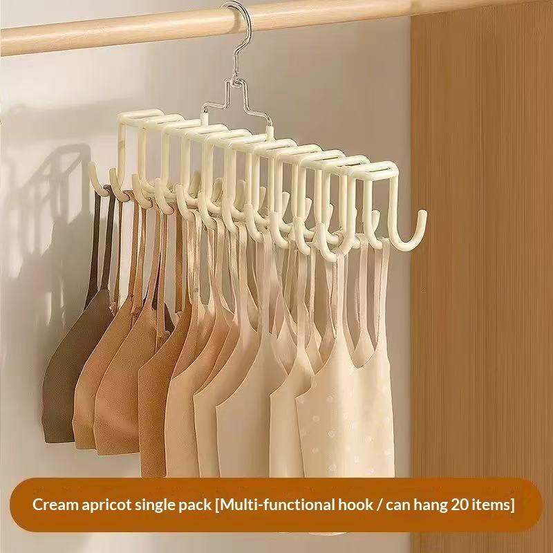 Multiple Suspender Hanger Waterproof Non-Slip Storage Hook for Underwear Vest Bra Tie Small Apartment Closet Organizer