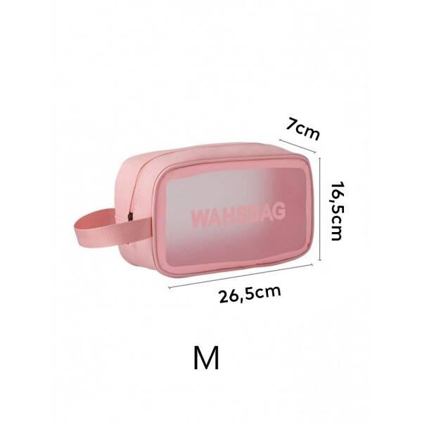 Ecarla Zestaw 3 Kosmetyczek Washbag Czarne Ks83Cz