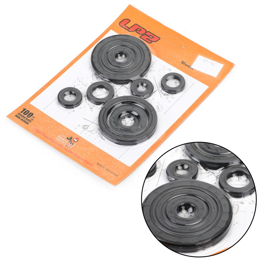 10 szt. Zestaw uszczelniaczy silnikowych dla Honda CRF250R 2004-2009 CRF250X 2004-2017