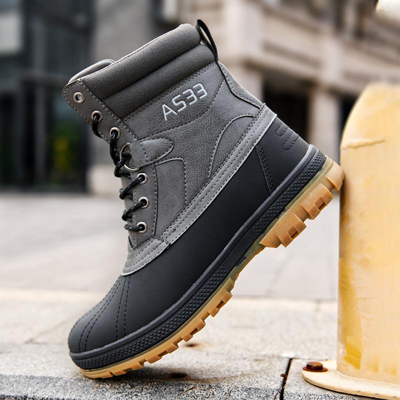 HOHO FAIR Camouflage Men Boots Work Safty Shoes Waterproof Men Desert Tactical Military Boots Autumn Winter Special Force Army Ankle Boots Men