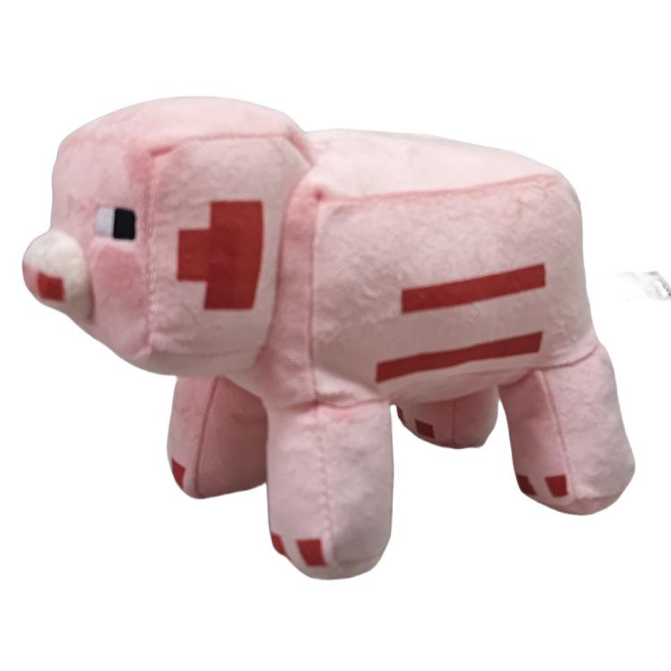 Action Figure Minecraft Creeper Peluche Zombie Seduto Peluche Volpe Panda Bambola Regalo per Bambini