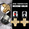Brass Water Temperature Control Valve - Accurate & Safe Thermostatic Mixing Valve for Easy for Basin Installation