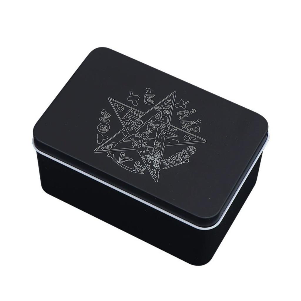 Iron Tarot Card Case For Tarot Card Deck Storage, Tarot Cards Box Wear-resistant