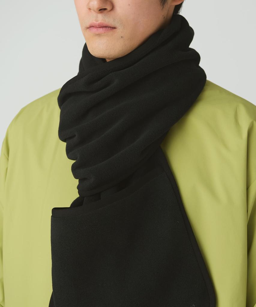 Snow Peak Fleece Stole Light for Men and or Wrap Water-Repellent AC-25AU029, Gray, Women, Shawl, Scarf,