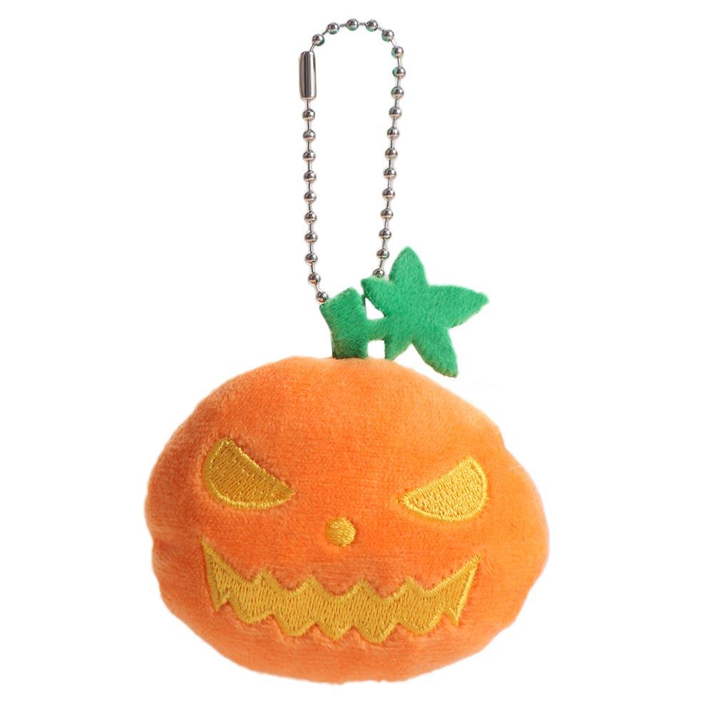 Creative Plush Doll Pumpkin Keychain Vegetables Cartoon Halloween Bag Pendant Soft Cute Pumpkin Doll Keyring Hanging Pendant