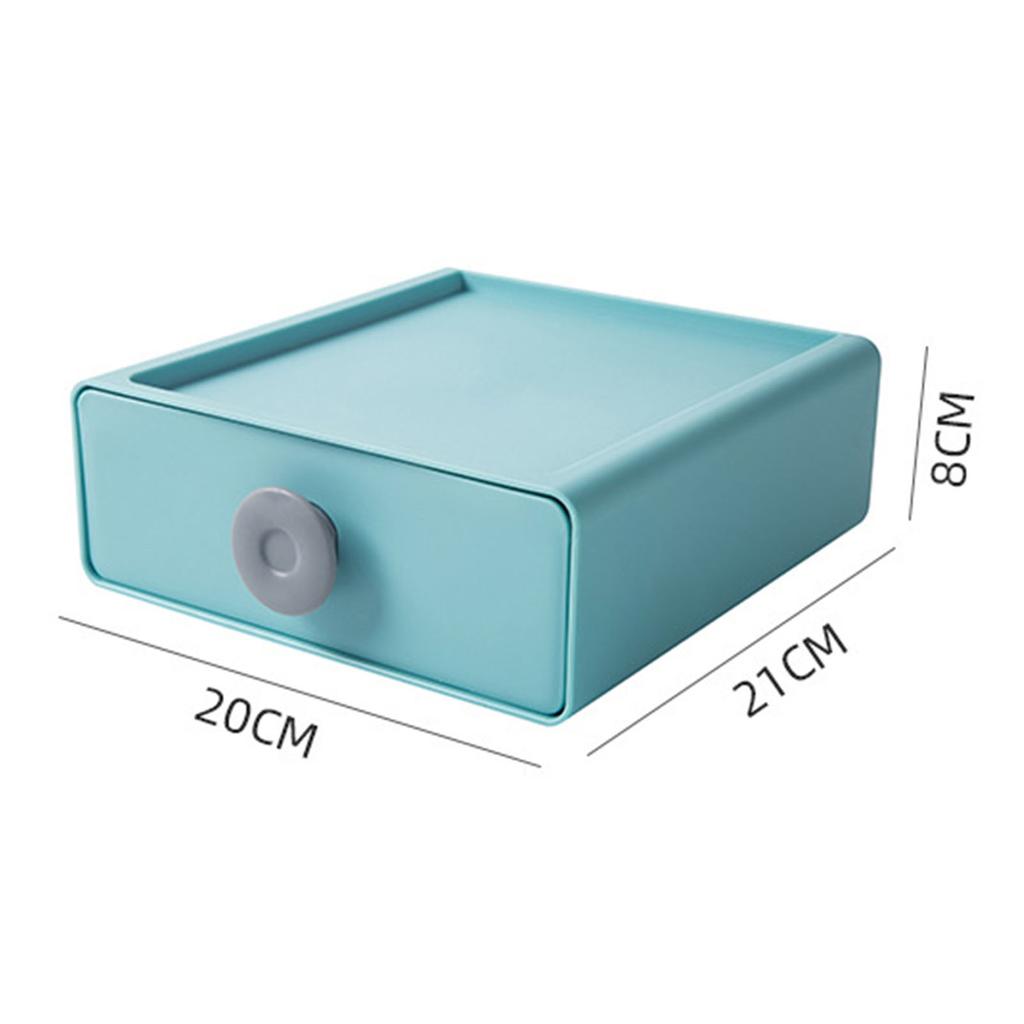 Drawer Storage Box Multifunctional Large Capacity Student Stationery Makeup Storage Drawer for Desktop Home