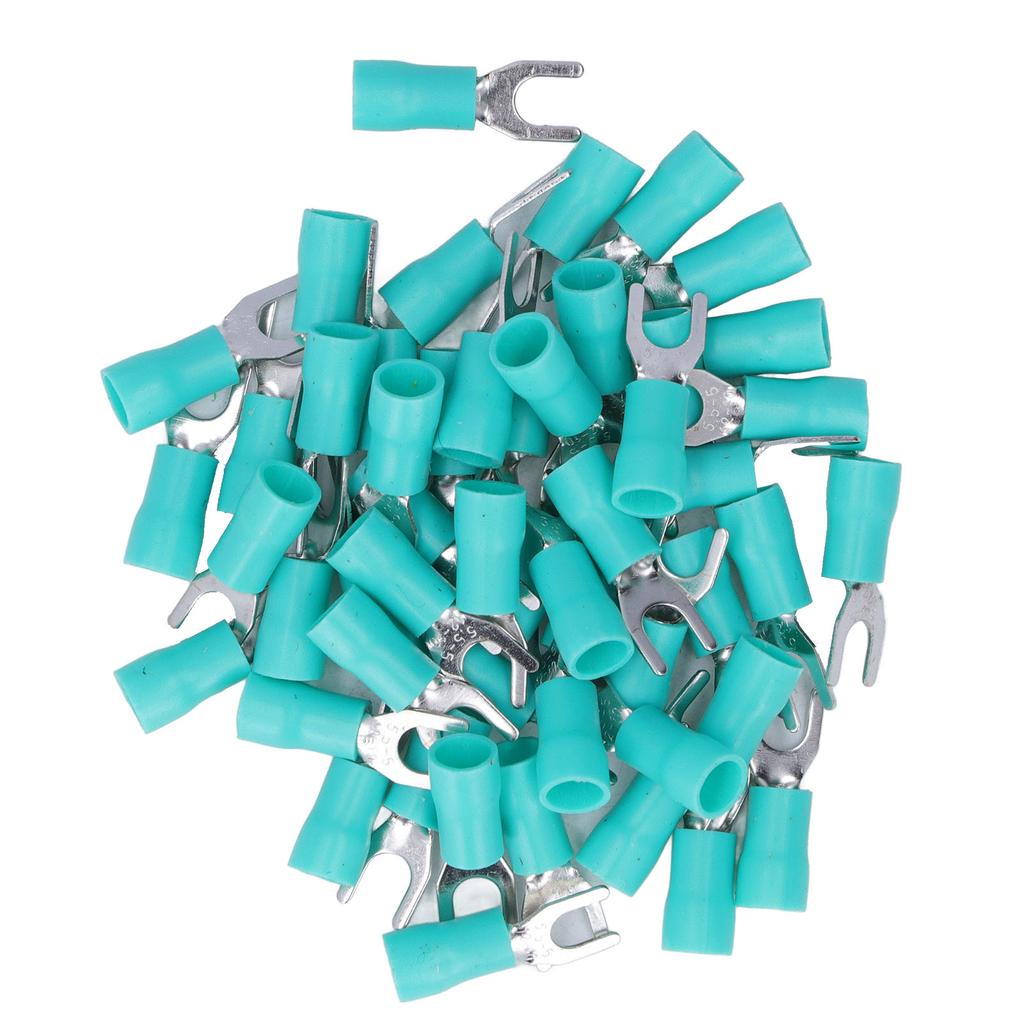 50Pcs SV5.55 Crimp Terminal Safe AWG 1210 UType Wire Connector for Electronics Industry Street