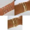 Set da 18 Pezzi Braccialetti Nodo in Cristallo Colore Argento per Donne Vintage Cuore Perla Sintetica Intrecciato Serpente Braccialetti Gioielli