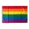 High Quality 2x3ft Polyester Rainbow Lesbian Bisexuals Gay Transgender Pride LGBT Flag