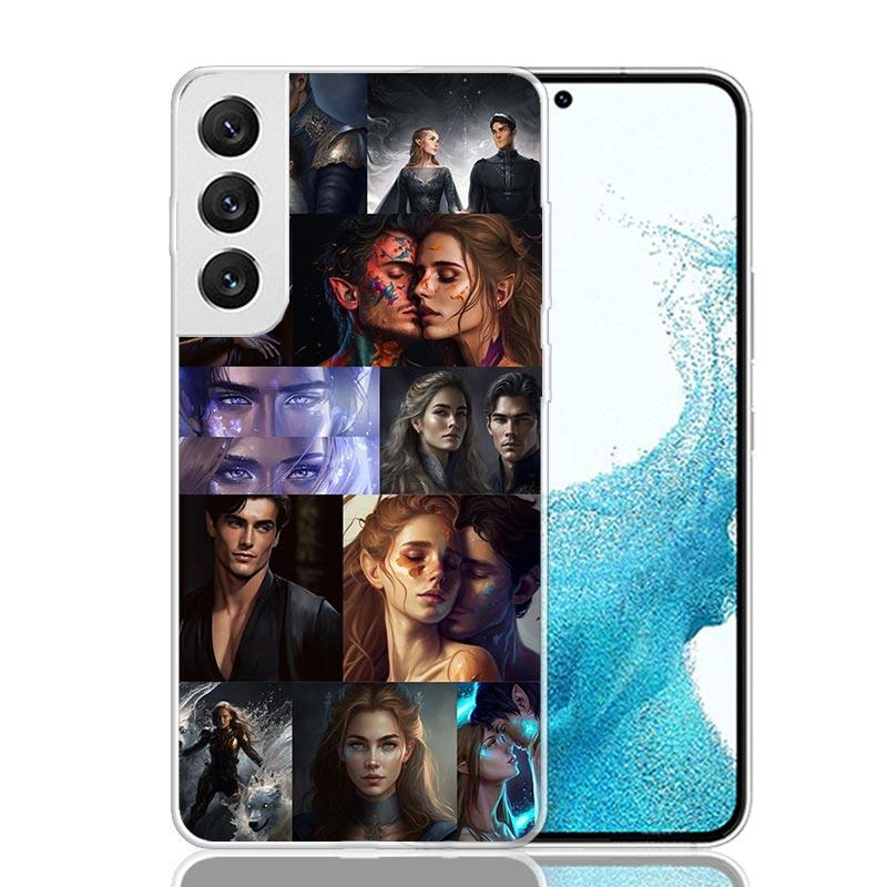 A Court Of Mist And Fury Phone Case For Samsung Galaxy S26 Ultra S23 S24 S25 Edge S20 FE S21 S22 Plus Soft Print Shell Cover Fun