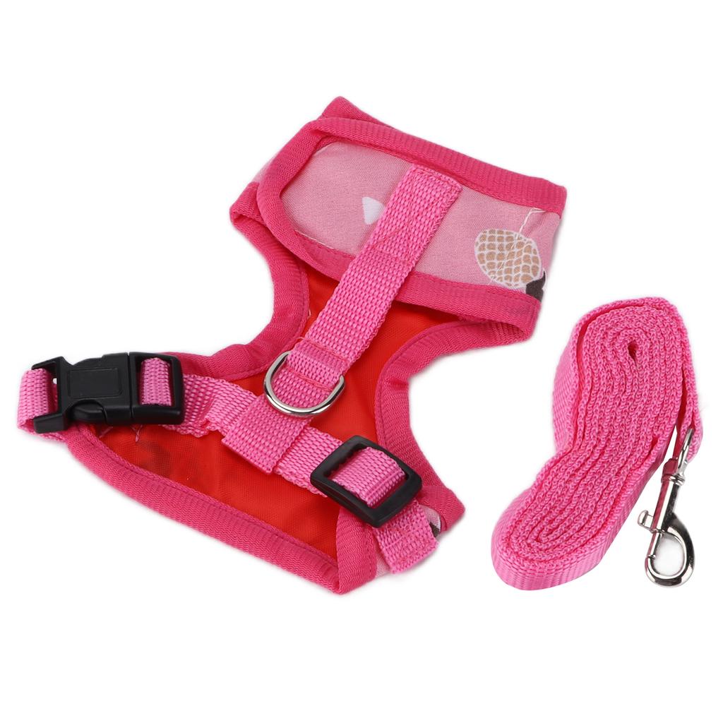 Pet Chicken Traction Rope Training Walking Pet Chicken Adjustable Strap Traction RopeM Pink