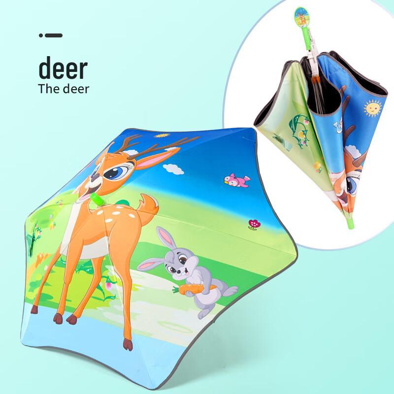 Nanjiao Kids Ice Princess UV Protection Straight Umbrella