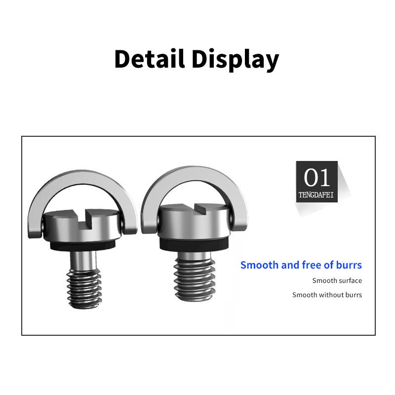 M4 Hand-Tightened Drone Quick Release Remote Control Screw Shoulder Strap Lanyard Screw Drone Accessories Suitable For Dji