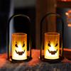 Halloween Dekoration Requisiten Kerzenlichter Kürbis Ornamente Geisterfest Kerzenlichter Party Szenen Arrangement