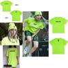 Billie Eilish Print Short Sleeve Crew Neck Tshirt For Women Summer Tops In Fluorescent Green