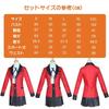 Formemory Kakegurui Yumeko Jabami Cosplay Costume for High School and Junior High School Students Costume, 6-Piece Set, High-Quality Women, (Small)