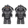 MOC Militare X01 Armatura Soldati Mini Anime Azione fallouts Figure Armi Robot Cavalieri Blocchi Mattoncini Fai da te Giocattoli regali