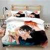 3PCS Sasaki Anime Bedding Set Printed Duvet Cover Closure Includes 1 Duvet Cover & 2 Pillowcases for All Seasons Bedroom Decor