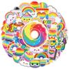 10/30/50psc Cute Cartoon Rainbow Graffiti Stickers Decals DIY Laptop Scrapbooking Phone Case Diary Stationery Decoration Sticker