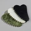 Heart-shaped Xiuyan Jade Gua Sha Board for Face and Eyes - Universal Beauty Tool