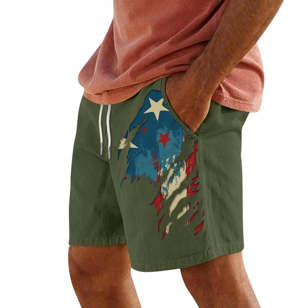 Men's Summer Large Casual Loose Sports Pants Beach Shorts