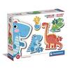 Puzzle - Clementoni - Puzzle Mfp Dinosaurs 20834 - 5 Pieces - 3 Years - Mixed