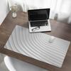 Anti-slip Protective Desk Mat with 3D Wavy Lines Graphics 100x50 Cm
