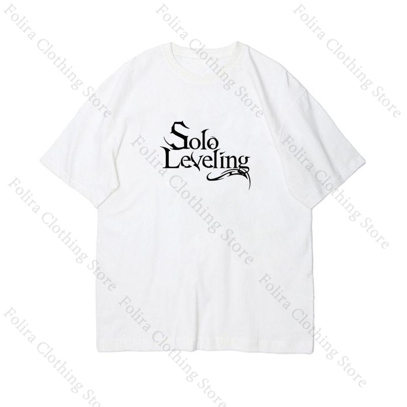 

Anime Solo Leveling Print Tshirt Cotton Tshirts Summer Tops Short Sleeve Tee Unisex Womens Clothing New Tshirts Daily Clothes M