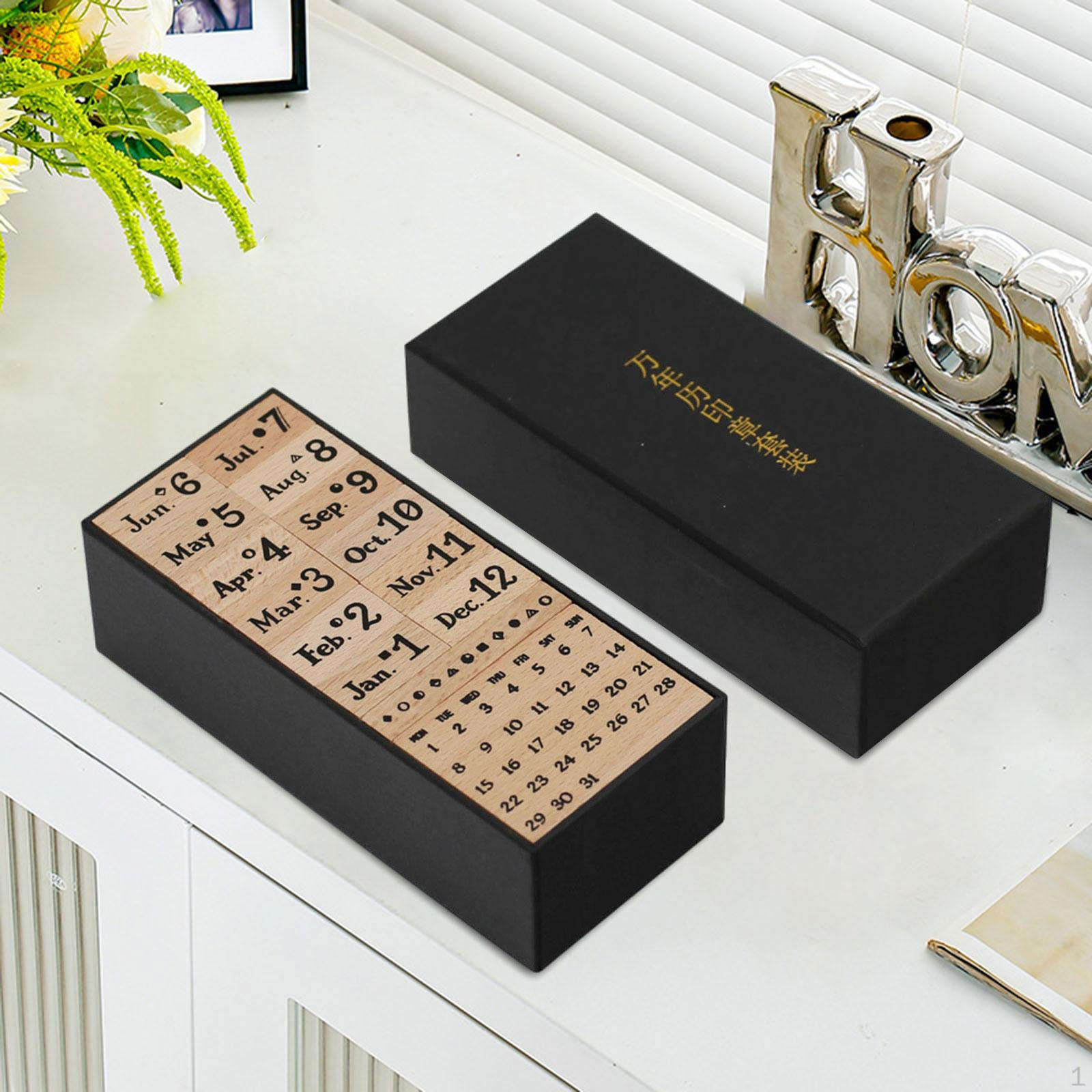 

Wooden Rubber Stamp Set, Decorative Lightweight Monthly Planner Stamps, Calendar Stamps