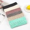 European & American Winter Plush Knit Sports Headband: Lined for Cold Protection Hair Accessory