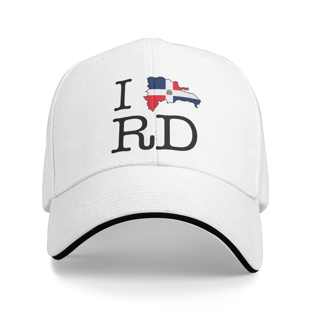 DR Dominican Republic Golf Hat Outfits Classic Snapback Hat For Unisex Women Golf Headewear Adjustable Fit