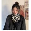 New Versatile Knitted Scarf for Women Korean Version Soft Couple Chidori Winter Versatile Student Warm Men's Scarf