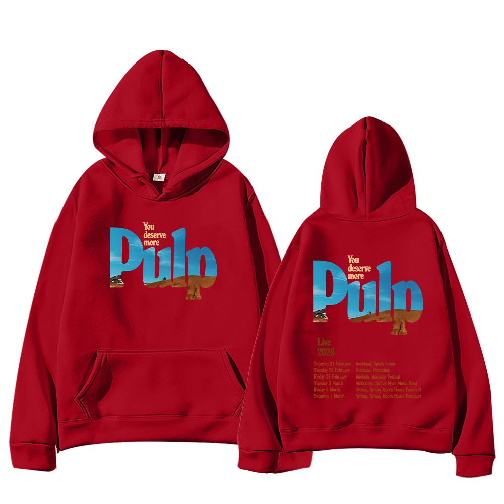 Pulp Rock Band Fashion Hoodies Pulp Live 2026 Graphic Clothes Women Men Casual Versatile Long Sleeve Pullovers Sweatshirts