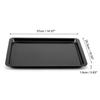 2025 Rectangular Carbon Steel Non-stick Bread Cake Baking Tray Oven Black Diy Pans for Kitchen 14 Inchfor DIY Kitchen Pans