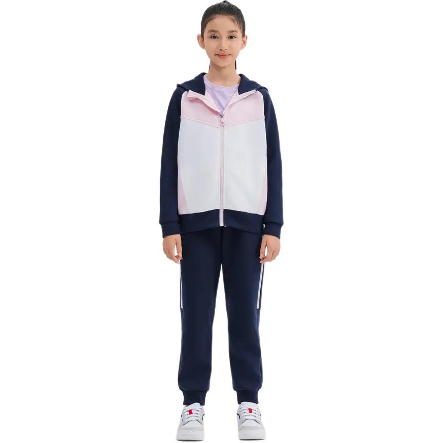 Decathlon 900 Zippered Simple Comfortable Versatile Jacket Grey Blue Teen