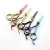 4.5 Inch Color, Freelander, Personality, Hair Scissors, Hair Scissors, Flat Scissors, Bangs Scissors 4 Colors Optional