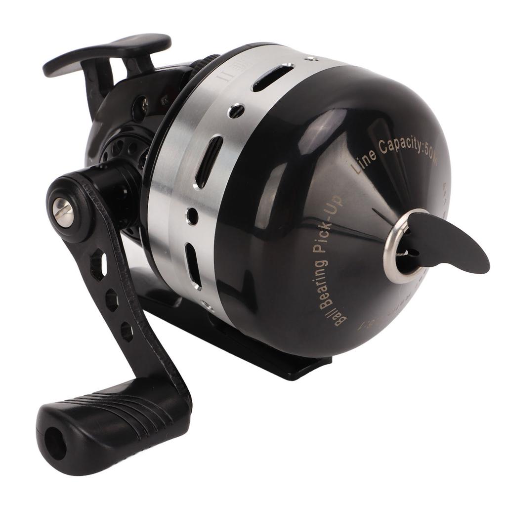 Fishing Spinning Reel Stainless Steel Metal Black 3.6:1 Gear Ratio Baitcasting Fishing Reel for Freshwater Saltwater